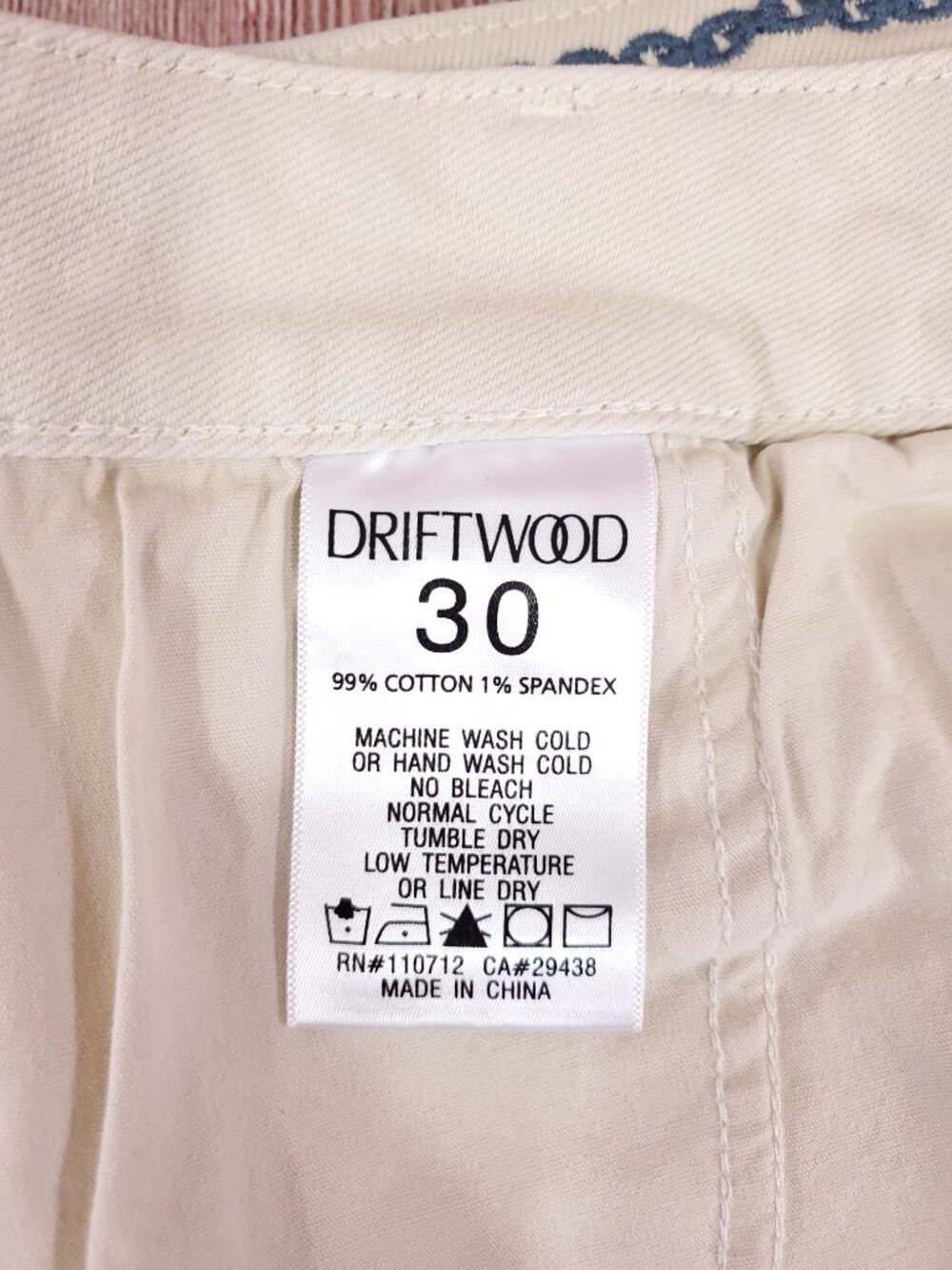 Driftwood Womens 30x26 Barbara Barrel Leg Embroidered Jeans Cream Floral Boho - Picture 10 of 15